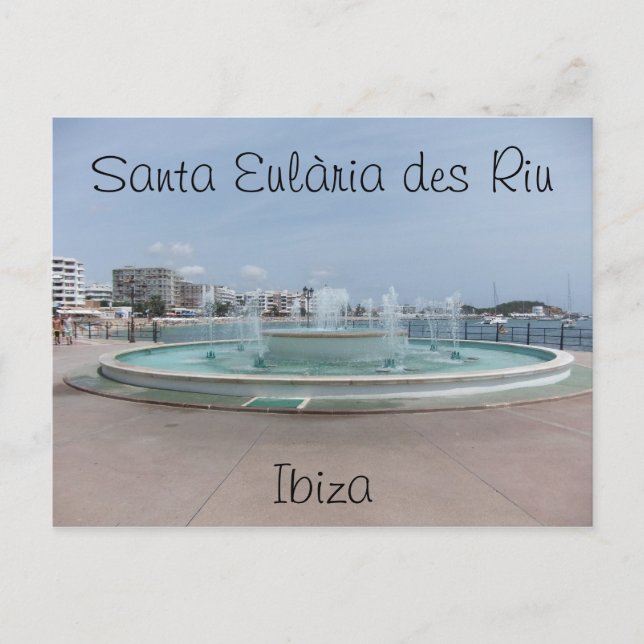 Santa Eularia Des Riu Postcard (Front)