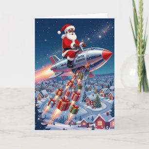 Santa Express Christmas Card