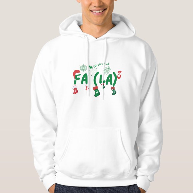 Santa Fa La 8 Favourite Holiday Funny Math Teacher Hoodie (Front)