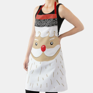 Santa Face Apron