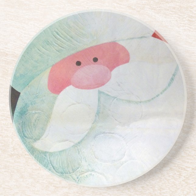 Santa Face Coaster (Front)