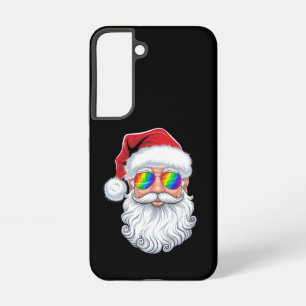 Santa Face Gay Sunglasses Christmas Xmas LGBTQ Samsung Galaxy Case