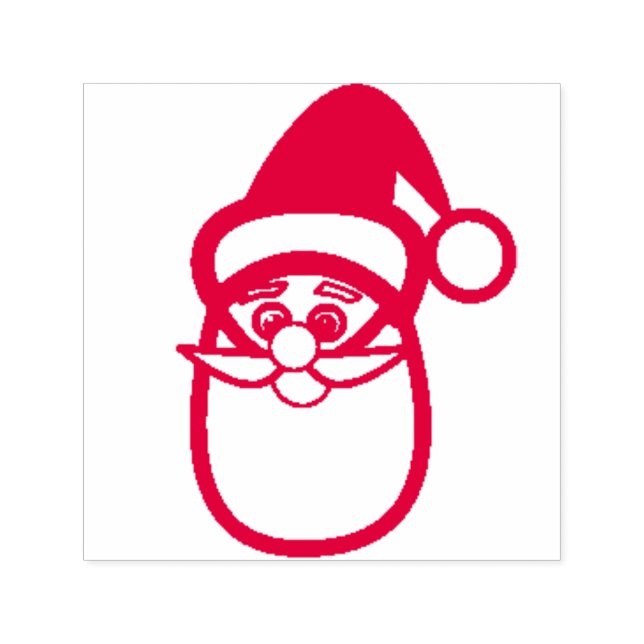 Santa Face  Self-inking Stamp (Design)
