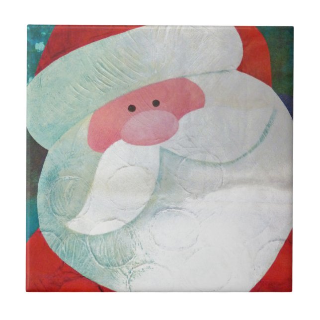 Santa Face Tile (Front)
