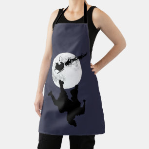 Santa Fallin' Full Moon Apron