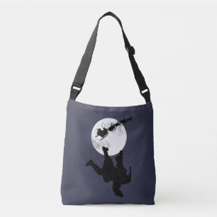 Santa Fallin' Full Moon Crossbody Bag