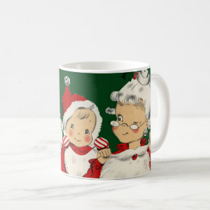 Santa Family Christmas Coffee Mug