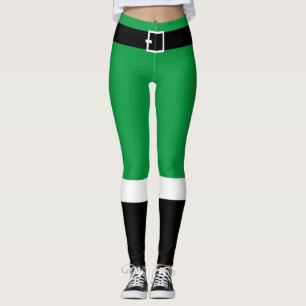 Santa Fancy Pants Green Leggings