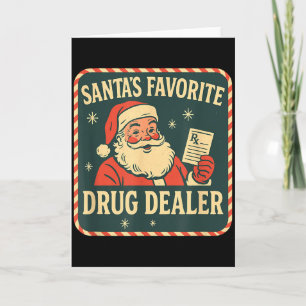 Santa Favorite Drug Er Christmas Pharmacy Tech Nur Card