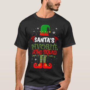 Santa Favorite Ortho Squad Elf Orthodontist Christ T-Shirt