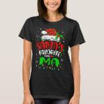 Santa Favourite Medical Istant Christmas Ma  T-Shirt<br><div class="desc">Santa Favourite Medical Istant Christmas Ma</div>
