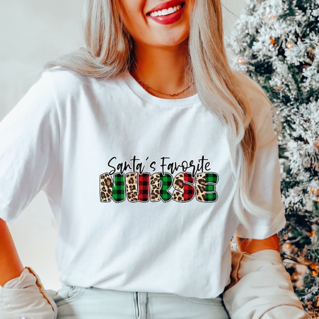 Santa Favourite Nurse Holiday Women's T-Shirt (Creator Uploaded)