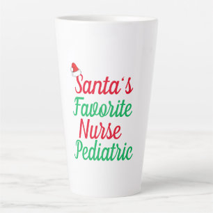 Santa Favourites Paediatrics Nurse Merry Christmas Latte Mug