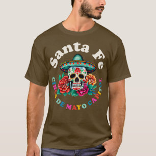Santa Fe 2023 Sugar Skull New Mexico T-Shirt