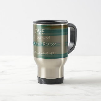 Santa Fe Abstract Art Real Estate Travel Mug