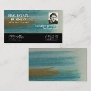 Santa Fe Abstract Art Realtor Business Card