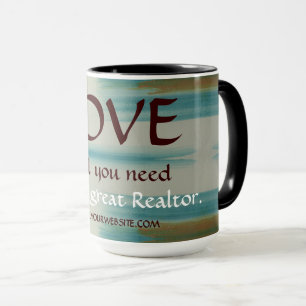 Santa Fe Abstract Art Realtor Marketing Coffee Mug