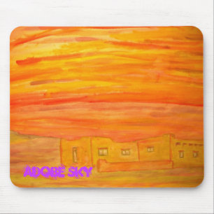 santa fe adobe sky mouse mat