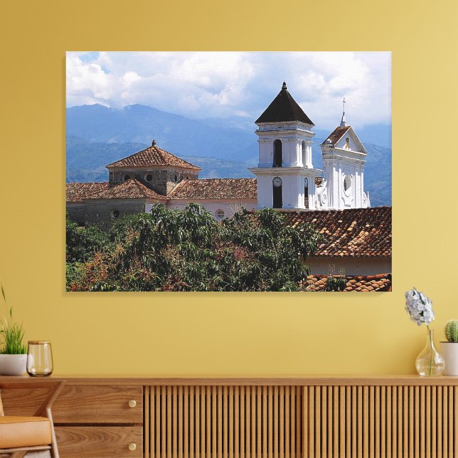 Santa Fe Antioquia Canvas Print (Insitu(LivingRoom))