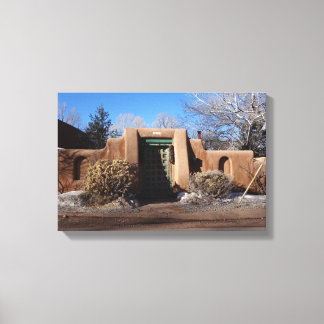 Santa Fe Door Canvas Print