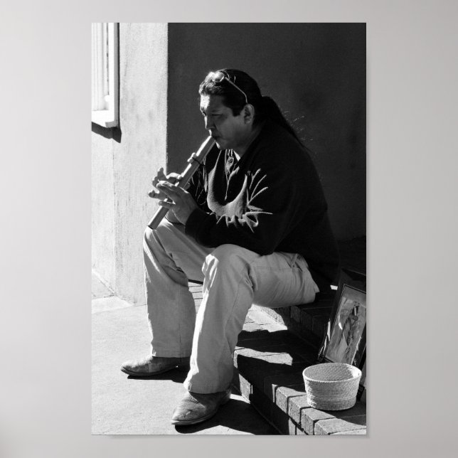 Santa Fe Flutist Poster (Front)