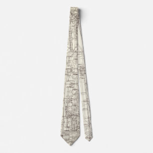 Santa Fe Heavy Steam Train Design Tie