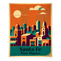 Santa Fe Minimalist Cubist Art