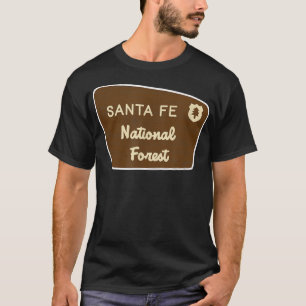 Santa Fe National Forest Sign Retro T-Shirt