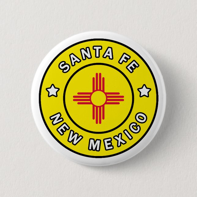 Santa Fe New Mexico 6 Cm Round Badge (Front)