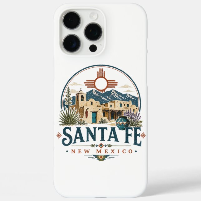 Santa Fe New Mexico Adobe Architecture Southwest Case-Mate iPhone Case (Back)