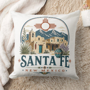 Santa Fe New Mexico Adobe Architecture Southwest Cushion