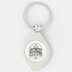 Santa Fe New Mexico Adobe Architecture Southwest Key Ring
