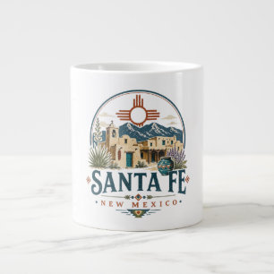 Santa Fe New Mexico Adobe Architecture Southwest Large Coffee Mug