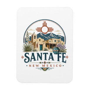 Santa Fe New Mexico Adobe Architecture Southwest Magnet