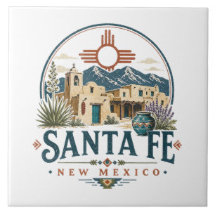 Santa Fe New Mexico Adobe Architecture Southwest Tile