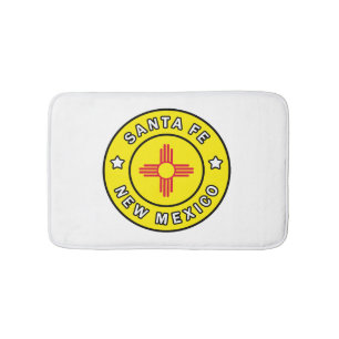 Santa Fe New Mexico Bath Mat