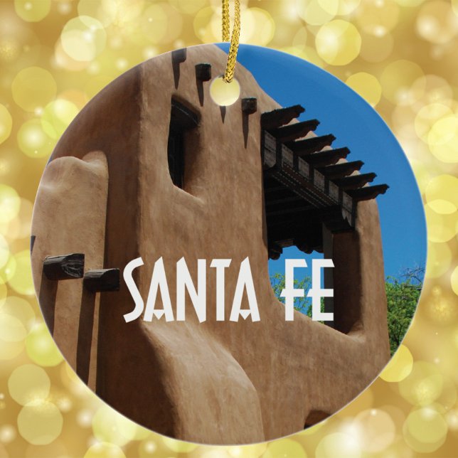 Santa Fe New Mexico Ceramic Tree Decoration (Creator Uploaded)