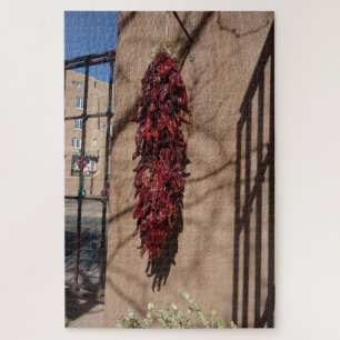 Santa Fe New Mexico Chilli Ristra Jigsaw Puzzle