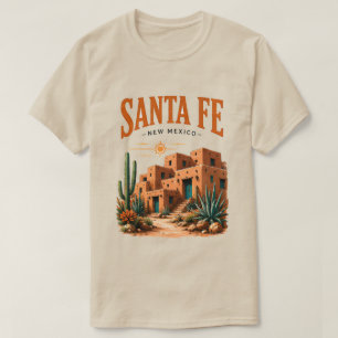 Santa Fe New Mexico Desert Heritage T-Shirt