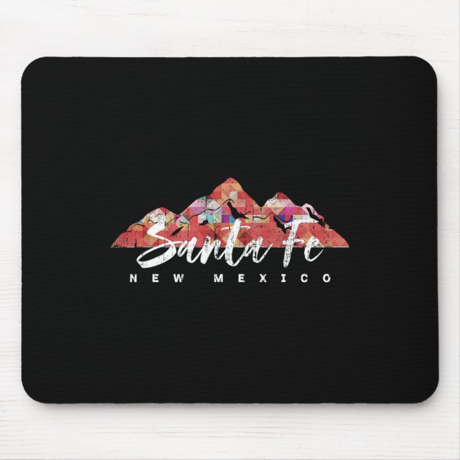 Santa Fe New Mexico Family Travel Hiking Camping S Mouse Mat (Front)