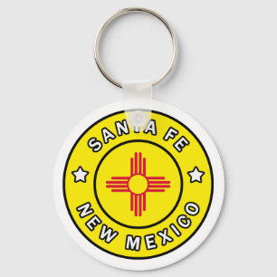Santa Fe New Mexico Key Ring