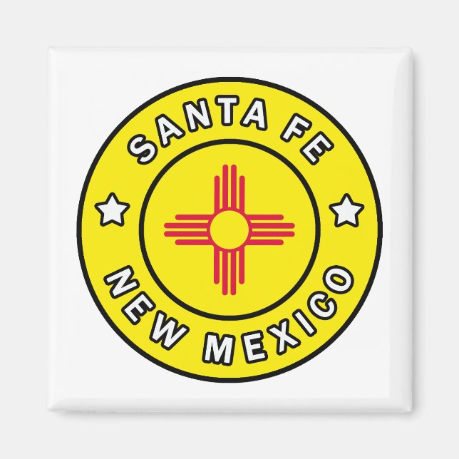 Santa Fe New Mexico Magnet (Front)