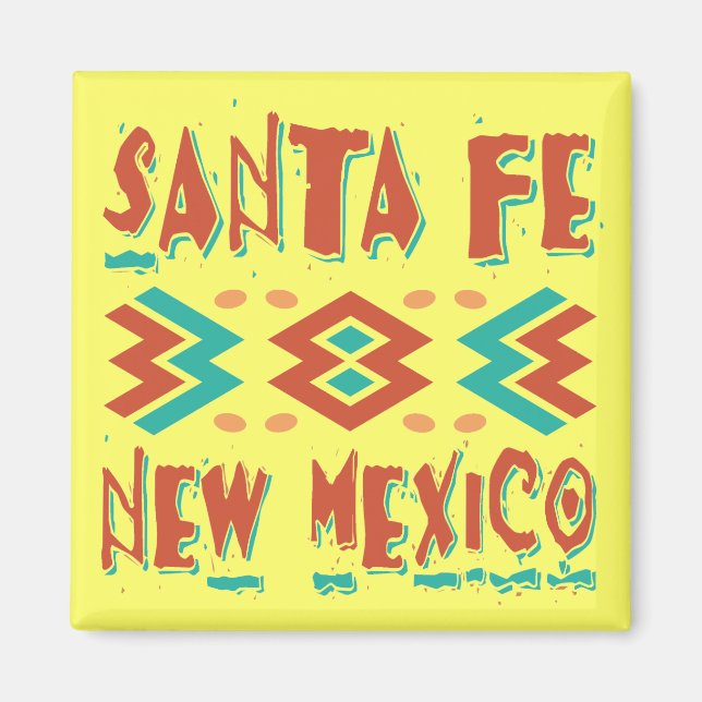 SANTA FE, NEW MEXICO MAGNET (Front)