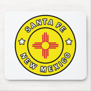 Santa Fe New Mexico Mouse Mat