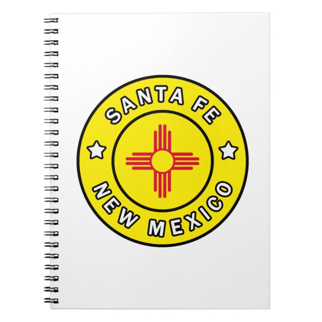 Santa Fe New Mexico Notebook (Front)