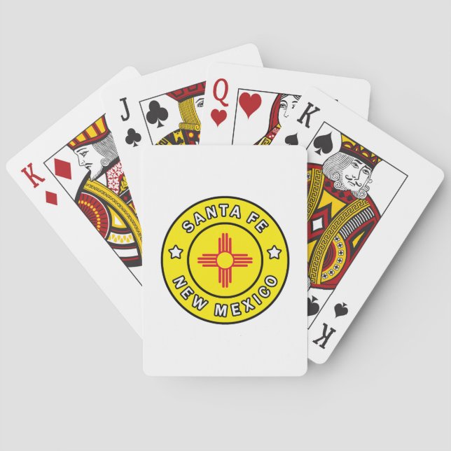 Santa Fe New Mexico Playing Cards (Back)