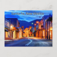 Santa Fe, New Mexico Postcard