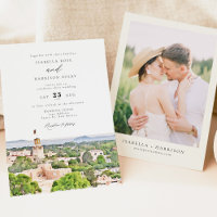 SANTA FE New Mexico Skyline Destination Wedding