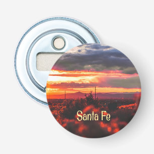 Santa Fe New Mexico Sun Set Bottle Opener