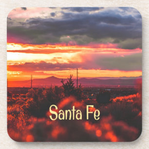 Santa Fe New Mexico Sun Set Coaster